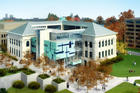 Computer generated image of the new School of Communication.